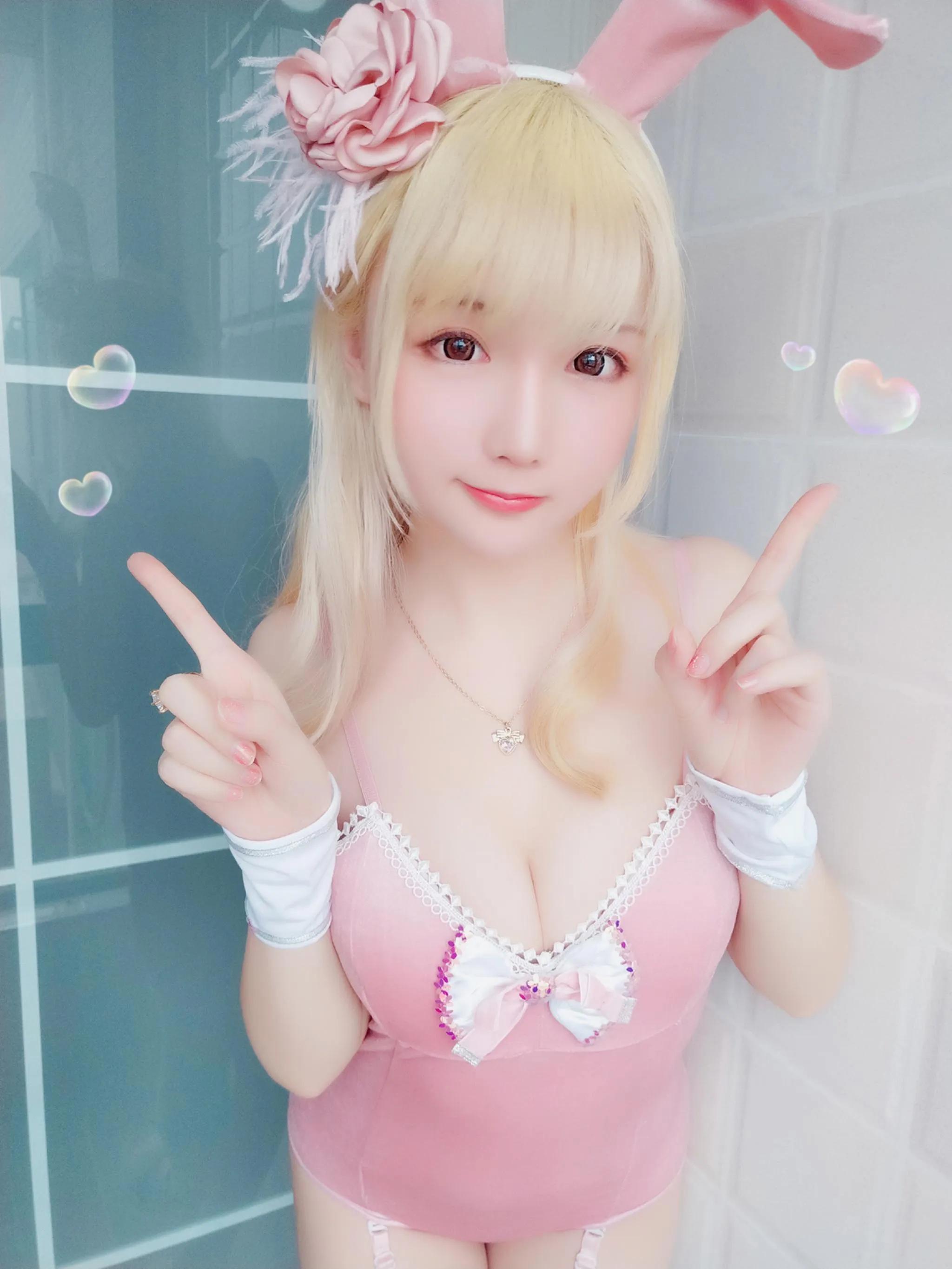 星之迟迟 – VOL.01 粉红泡泡包-PINK兔女郎（31P） [31P]插图7